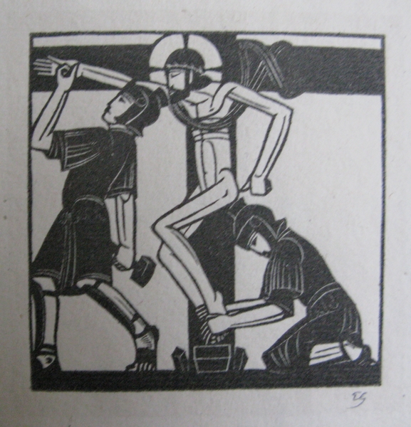 Jesus is nailed to the Cross